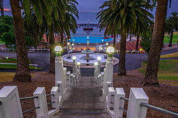 Eastern Beach Steps Geelong Pre Dawn