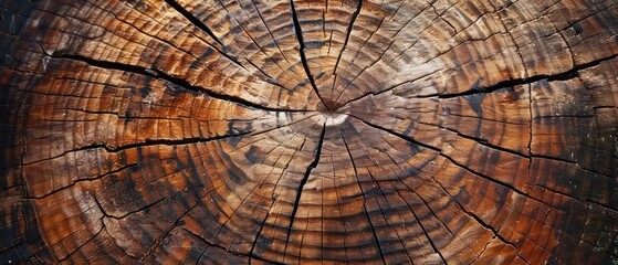 Old oak with a beautiful wooden texture