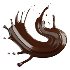 Chocolate Splash 3D Realistic
