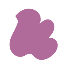 Abstract shape organic blob vector 