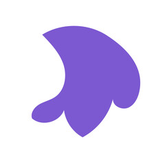 Abstract shape organic blob vector 