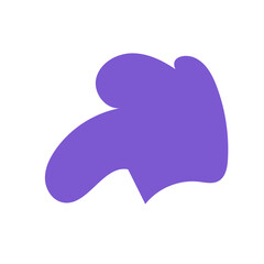 Abstract shape organic blob vector 
