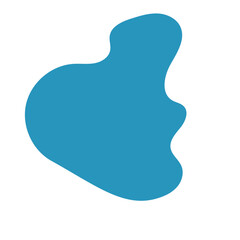 Abstract shape organic blob vector 