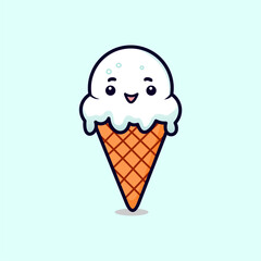 CUTE ICE CREAM MASCOT