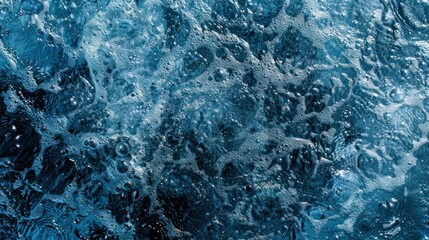 water splashing surface transparent blue