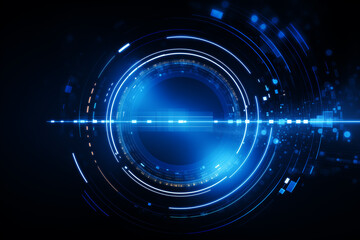 Abstract technology digital line electronic network data innovation concept background.