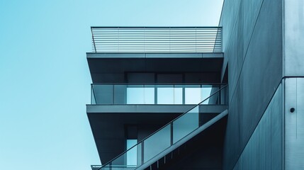 modern office building with glass windows