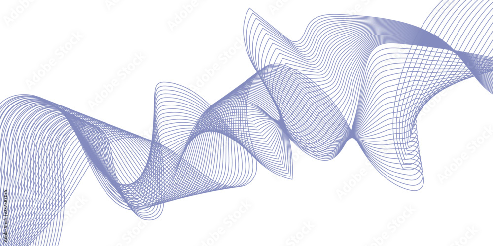Poster abstract colorful wave element for design. digital frequency track equalizer. stylized line art back