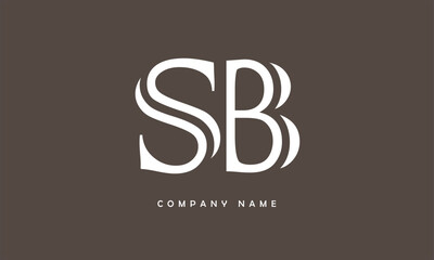 SB, BS, S, B Abstract Letters Logo Monogram