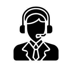 Obraz premium Virtual assistant icon