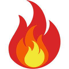 Burning fire