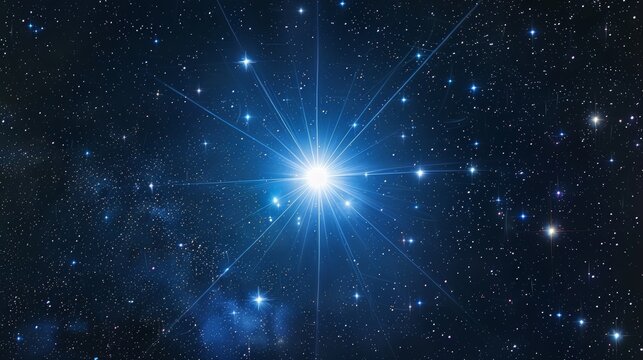 The Bright Star Vega in the Constellation Lyra 