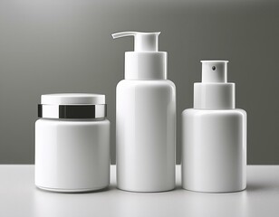 白いボトル容器