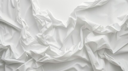 Obraz premium white crumpled paper