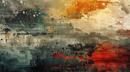 Bold Grunge Abstract Background