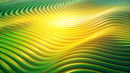 Abstract yellow and green ripple texture background