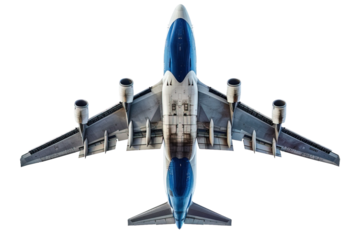 Aircraft Isolated on Transparent Background