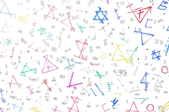 Simplified Algebraic Expression Isolated on Transparent Background - Powered by Adobe