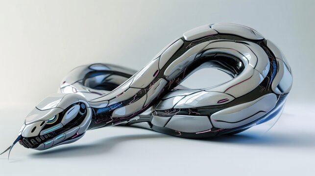 futuristic snake robot design