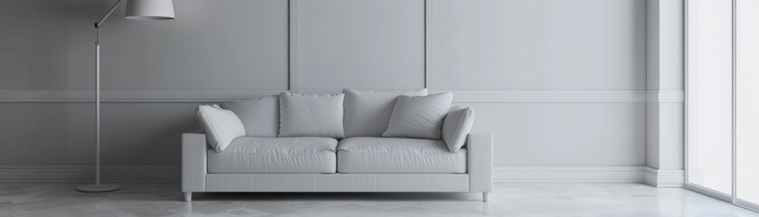 Refined Modern Living Room Interior