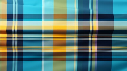 Vibrant plaid composition with detailed texture and seamless pattern. Perfect for artistic projects with flat illustrations.