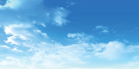 Fototapeta premium 空 雲 自然 風景 背景