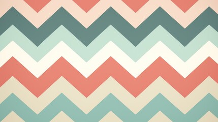 Stylish chevron pattern illustration with clean lines and pastel shades.