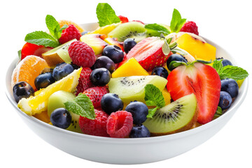 Fresh Fruit Salad in Bowl