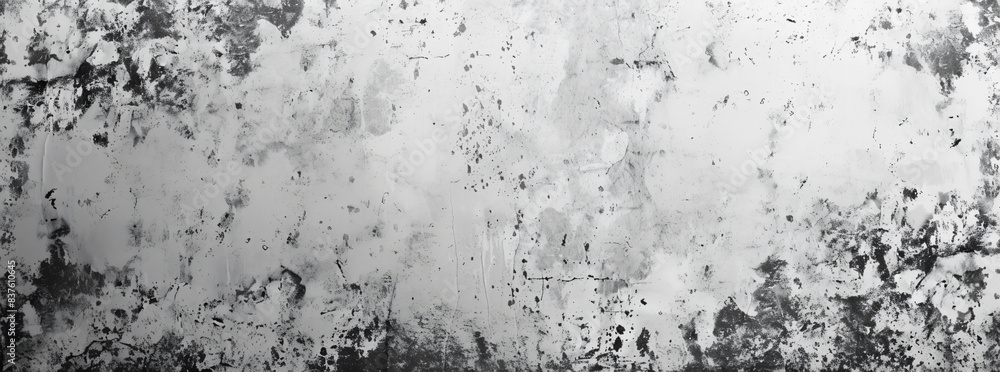 Poster black and white gray grunge background texture vector presentation design template with copy space f