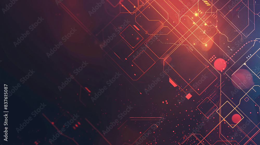 Aufkleber a copyspace of modern simple futuristic technology backdrop suitable for presentation resource