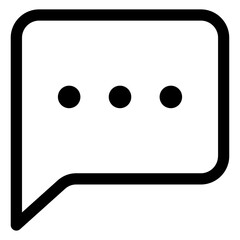 Fototapeta premium chat icon