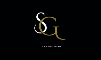 SG, GS, S, G Abstract Letters Logo Monogram