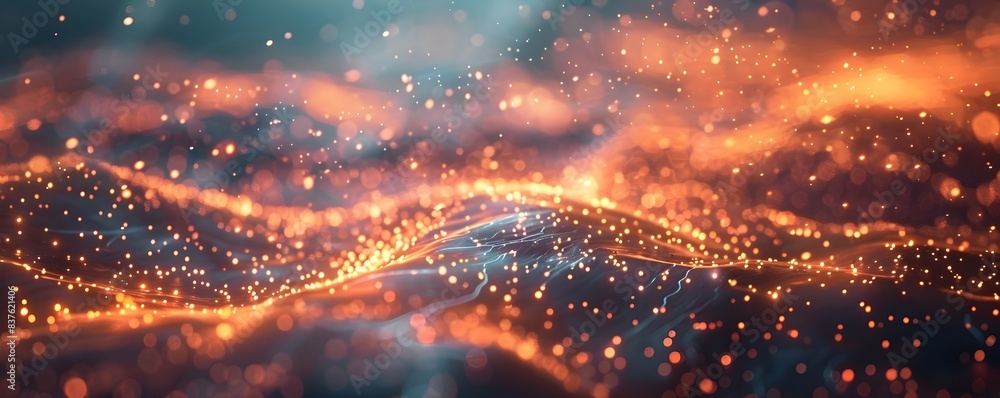 Poster luminous quantum nodes networked by futuristic fiber optics powerful and fast global computing syste