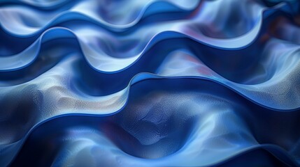 Obraz premium Mesmerizing abstract background with elegant blue curves, perfect for designs, wallpapers, and presentations.