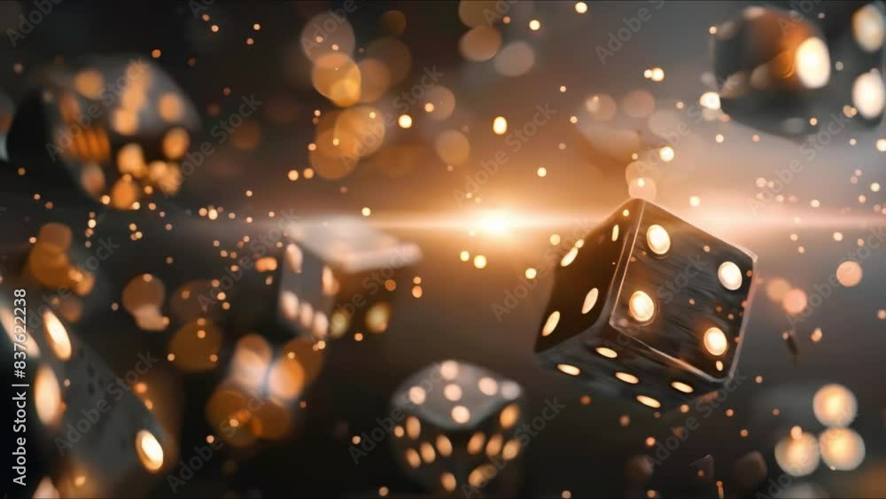 Poster leveraging blockchain technology for digital business solutions and lottery probability calculations