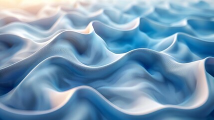 Fototapeta premium Mesmerizing abstract background with elegant blue curves, perfect for designs, wallpapers, and presentations.