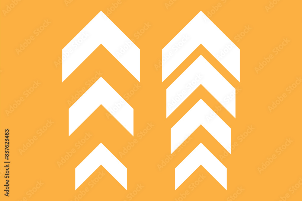 Aufkleber swipe up icon button. scroll arrow up icon sign - upload icon button, send, export icons vector