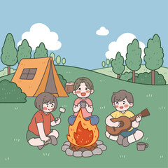 Camping on the Field