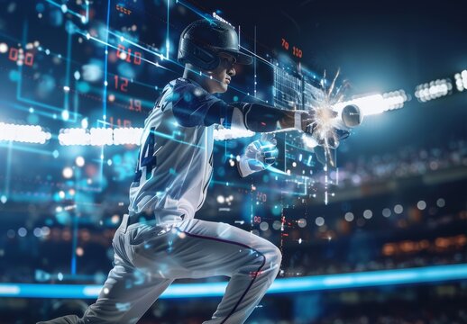 AI is used in sports analytics to evaluate athlete performance, while coaches use data analytics to create game strategies.