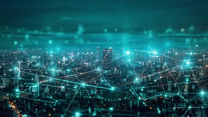 Transforming Smart Communities: Next-Gen Digital City with IoT Data and Technology. Concept Smart City Development, IoT Integration, Data Analytics, Technology Innovation, Community Transformation - Powered by Adobe