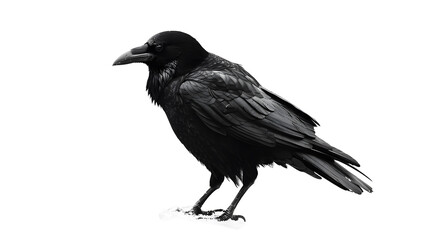 Fototapeta premium crow, transparent picture