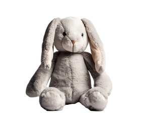 Plush toy rabbit, transparent picture