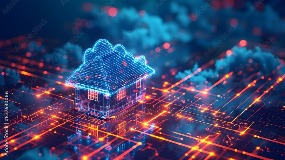 Poster cloud powered iot devices enabling smart home connectivity and automation