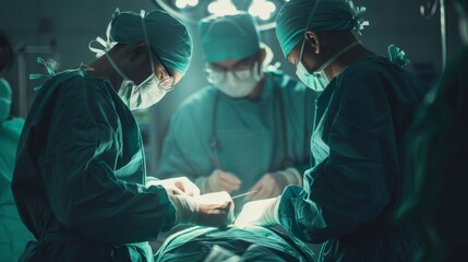 Patient in Asia Pacific undergoing medical procedure with skilled doctor,  trusting in expertise and care