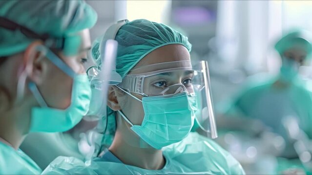 ENT specialist diagnosing sleep apnea in patients with care respect and teamwork. Concept Sleep Apnea Diagnosis, ENT Specialist, Patient Care, Respectful Treatment, Teamwork Approach