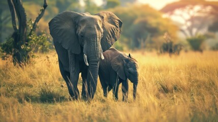 Obraz premium Conservation Efforts: Document wildlife conservation projects and initiatives aimed at protecting endangered species and their habitats, showcasing efforts to reverse the decline.