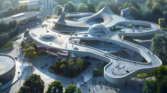 Contemporary Architectural Design of a Science Museum with Interactive Exhibits and Cutting Edge Facilities for and Learning