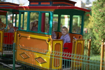 Whisked Away on a Lilliputian Adventure, A Tiny Tot Rides the Miniature Train