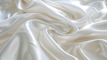 Obraz premium A close-up of a white cloth with a soft fabric texture