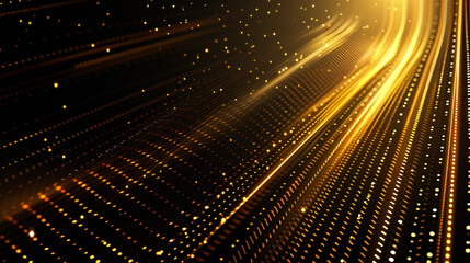 Abstract neon light rays background. gold light glowing light burst explosion on black background. abstract flare light rays.